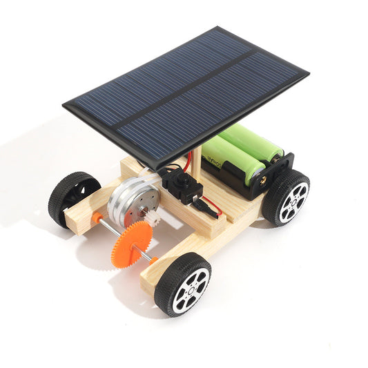 Handmade Solar Electric Car Scientific Experiment Educational Toy