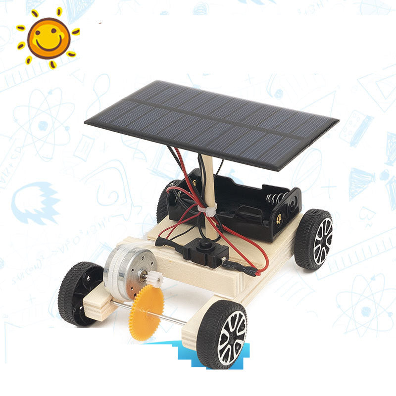 Handmade Solar Electric Car Scientific Experiment Educational Toy