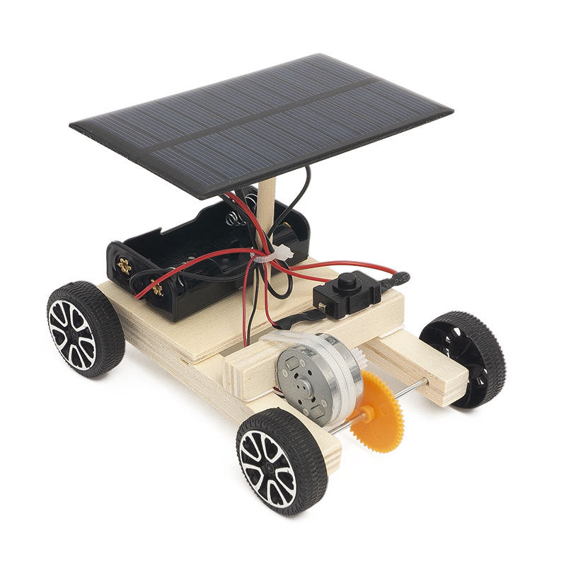 Handmade Solar Electric Car Scientific Experiment Educational Toy