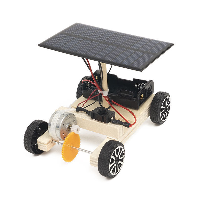 Handmade Solar Electric Car Scientific Experiment Educational Toy